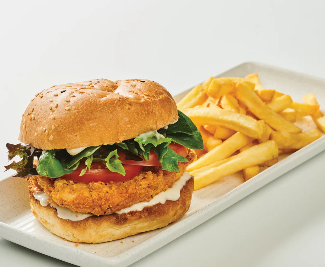 Crispy Fillet of Fish Burger & Fries