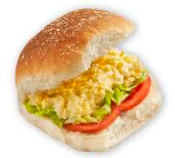 Egg Mayonaise Salad Roll - for picnics & packed lunch