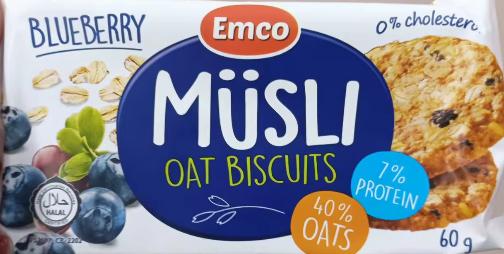 Muesli Oat Biscuit - Blueberry