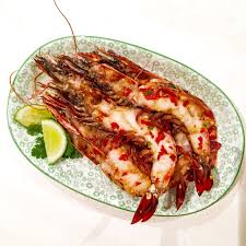 Mediterranean Grilled Butterfly Tiger prawns (3-4 pieces) -Lemon ,olive oil & garlic