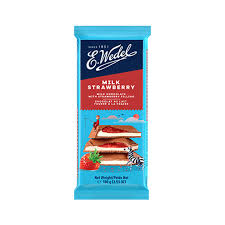 Dark chocolate with strawberry filling - 100g