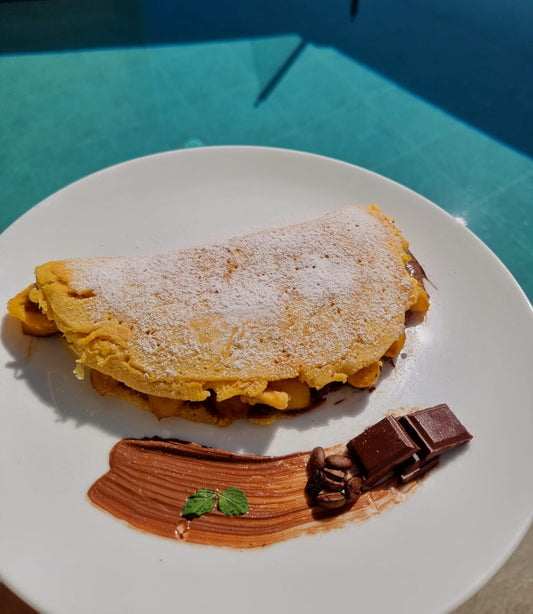 Nutella Banana or Mango & Honey Butter Pancake