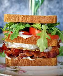BLT Monster Sandwich with home cured bacon, Fries & Egg