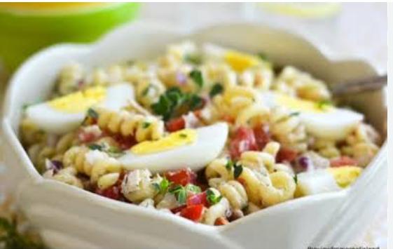 Tuna Pasta Salad with Egg