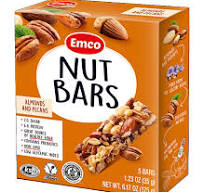 Healthy Snack - Almond & Pecans. Almond & chocolate Nut Bars 35G - no added sugar