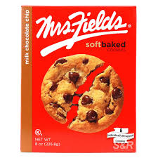 Mrs Fields soft baked chocolate chip cookies - 28g one large cookie